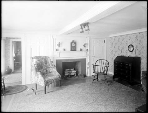 Roger G. Pierce house, living room, fireplace, and parlor … | Flickr