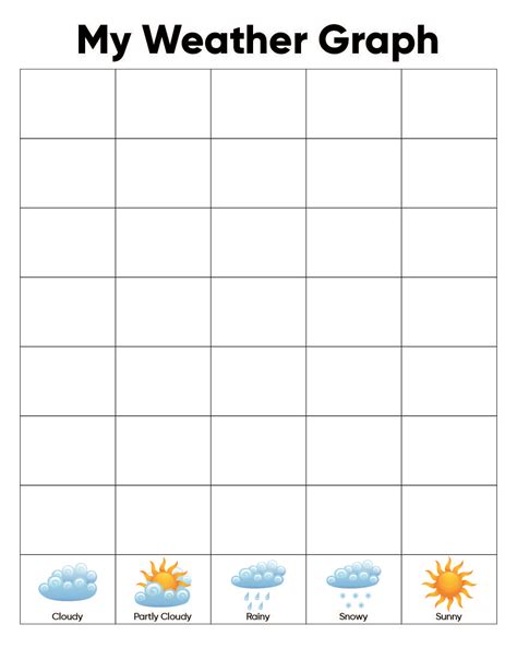 Kindergarten Weather Graph - 10 Free PDF Printables | Printablee