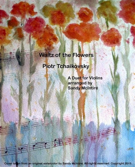 Waltz of the Flowers Sheet Music | Piotr Tchaikovsky | Violin Duet