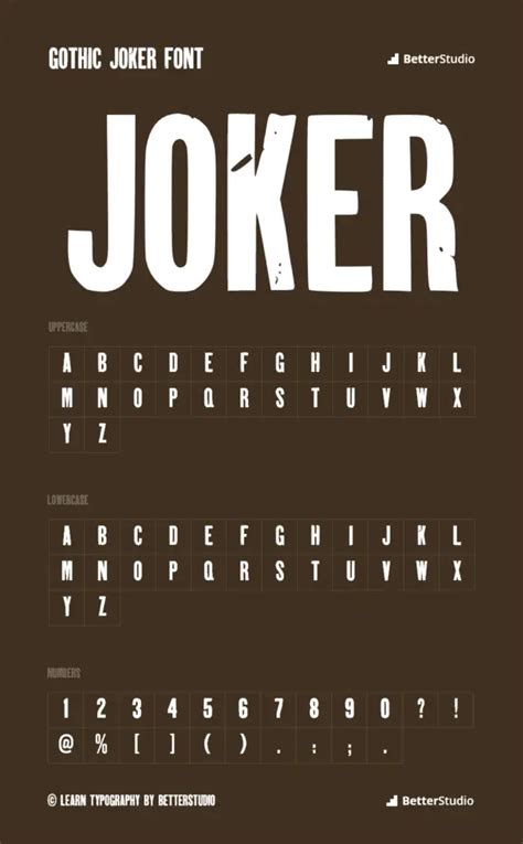 Joker Font: Free Download