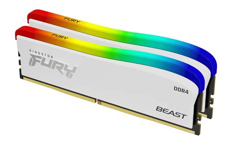 Pamięć RAM Kingston Fury Beast RGB White Limited Edition 32GB (2x16GB ...