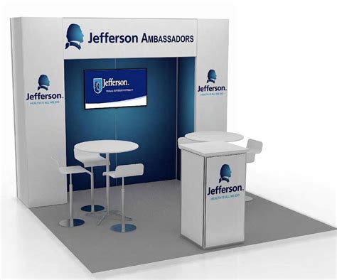 Jefferson Ambassadors - 10x10 Trade Show Booth - Booth Design Ideas