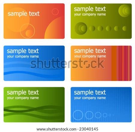 Business Cards Templates, Vectors - 23040145 : Shutterstock