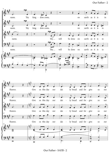 Our Father - Holy Sheet Music