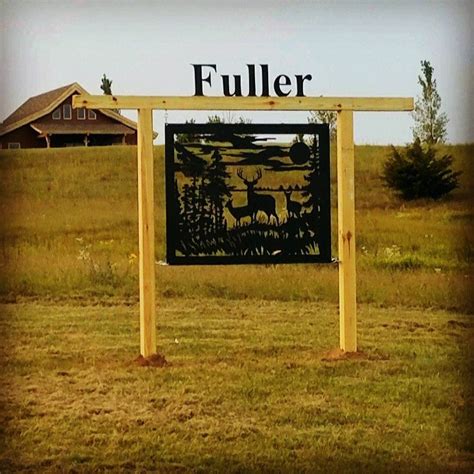 Custom Driveway Signs in 2021 | Driveway sign, Metal farm sign, Farm signs entrance