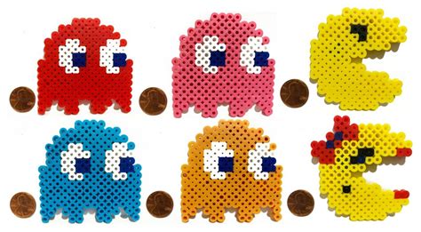 Pacman Ghost Perler Beads