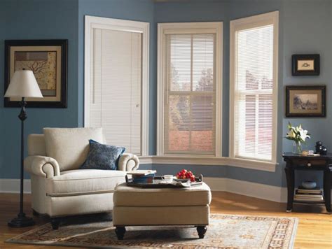 Pella Bay Windows With Built In Blinds | Window Treatments Design Ideas