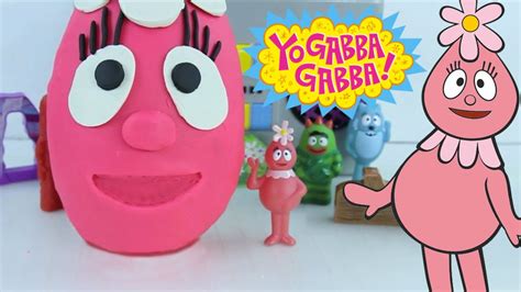 Yo Gabba Gabba! Play Doh Foofa Surprise Egg Opening - YouTube