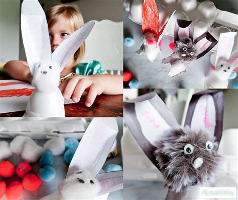 Creating a Bunny Egg Crate: Craft Perfect for Kids - The Sprouting Minds | Crate crafts, Egg ...