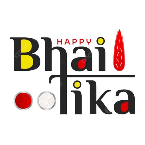 Feliz Bhai Tika Letras Saudações Festival Hindu PNG , Bhai Dooj, Bhai Tika, Nepalês Imagem PNG e ...