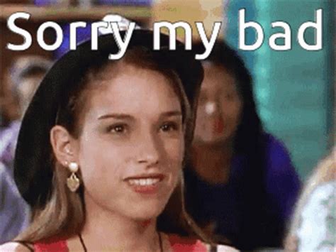 Sorry My Bad GIF - Sorry MyBad AmyJoJohnson - Discover & Share GIFs