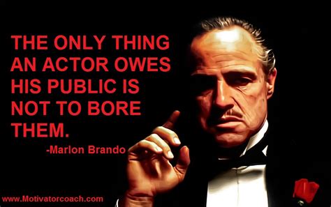 Marlon Brando On Acting Quotes. QuotesGram