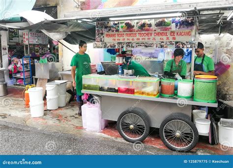 PENANG, MALAYSIA, August 7, 2018: Penang Road Famous Chendol Wit Editorial Image - Image of ...