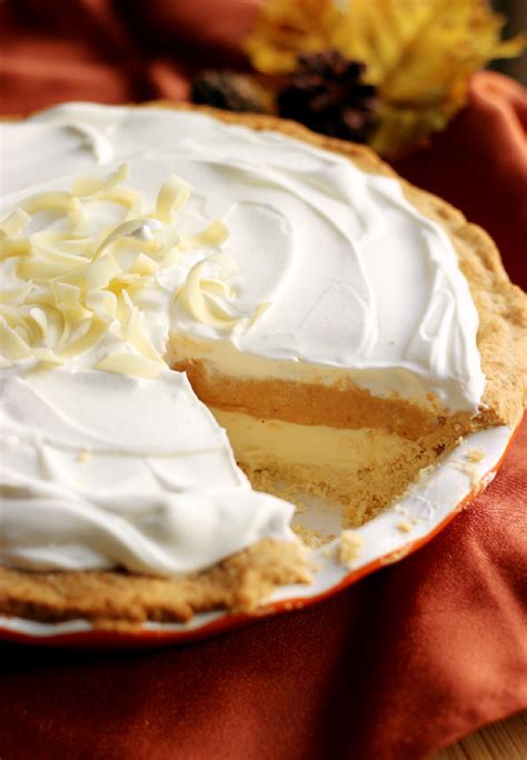 White Chocolate Pumpkin Cream Pie #Choctoberfest - Confessions of a ...