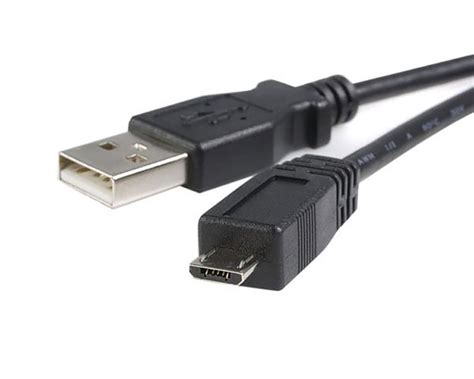 StarTech.com Male USB A to Male Micro USB B Cable, USB 2.0, 3m - RS ...