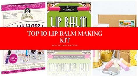 ️ TOP 10 LIP BALM MAKING KIT 🛒 Amazon 2020 - YouTube