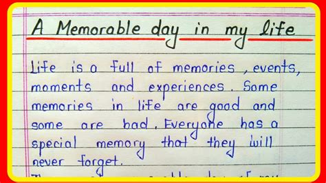 An event that changed my life essay. Events That Changed My Life. 2022-10-07