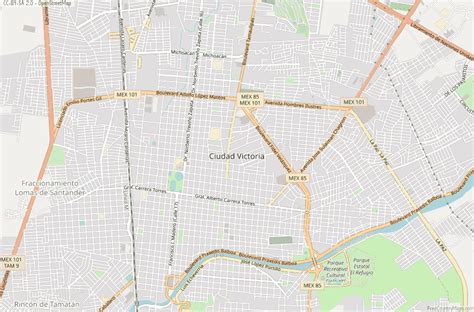 Ciudad Victoria Map Mexico Latitude & Longitude: Free Maps