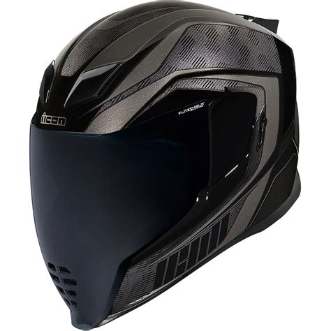 Icon Airflite Raceflite Full Face Helmet Black, Motardinn