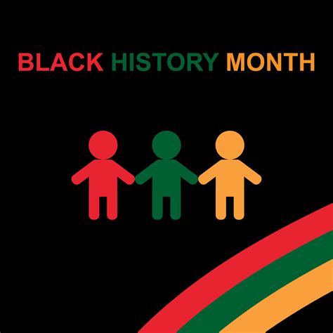 Black history month. African American History. Green, yellow and red ...