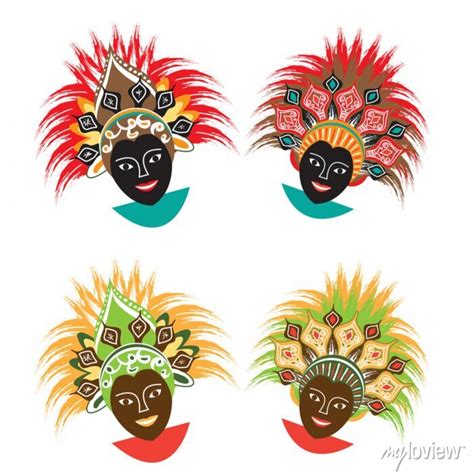 Sinulog Dancer Vector Clipart