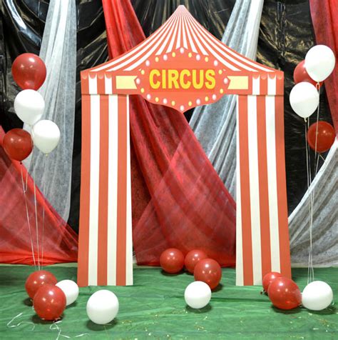 Circus Tent Entrance Cardboard Cutout Standup Prop - Dino Rentos Studios, INC.