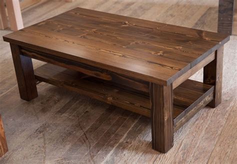 Farmhouse Coffee Table Rustic Coffee Table Solid Wood | Etsy | Wood farmhouse coffee table, Diy ...