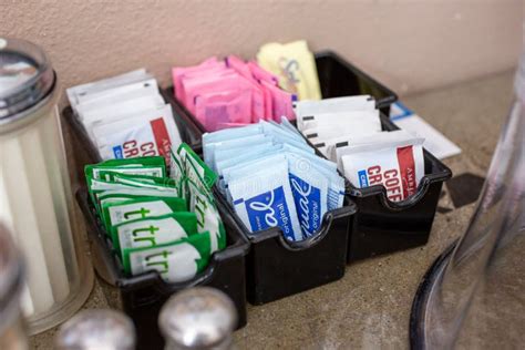 Several Brands of Sugar Packets Editorial Stock Image - Image of flavor ...