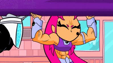 Starfire - Animated Muscle Women