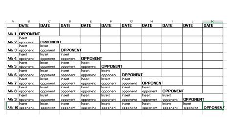 Free Football Stat Templates – CoachFore.org