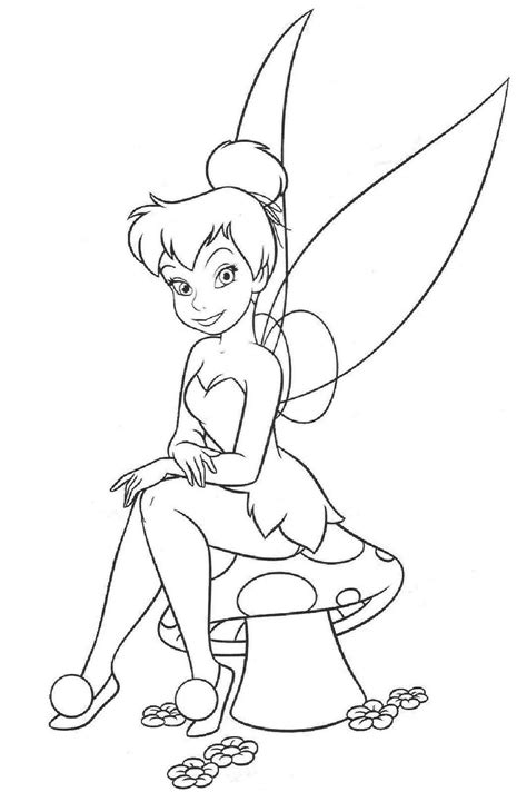 70 Desenhos da Disney para Colorir e Imprimir - Online Cursos Gratuitos | Tinkerbell coloring ...