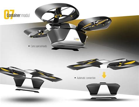 Passenger Drone on Behance | Drones concept, Drone design, Drone