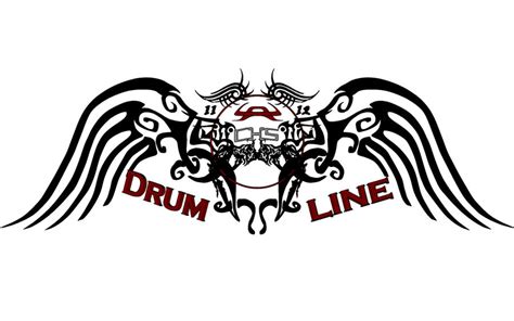 Drumline logo white by knowNothings on DeviantArt