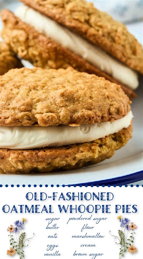 Oatmeal Whoopie Pies