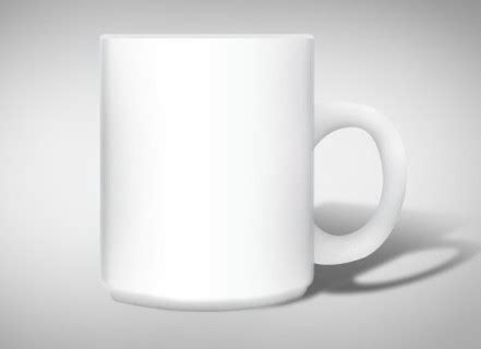 Free PSD White Mug Mockup - TitanUI