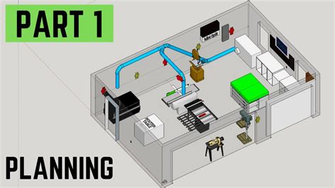 Using SketchUp To Design Woodworking Shop - New Shop Part 1 - YouTube