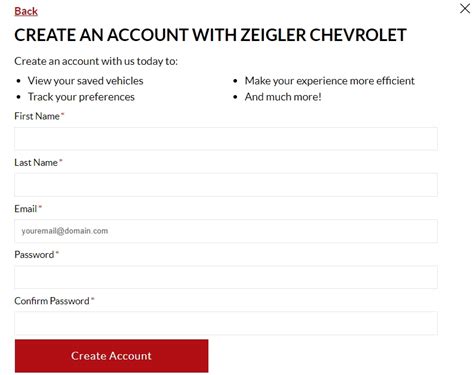 How To Apply For a Zeigler Chevrolet Loan Online