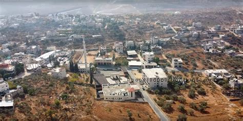 بلدة شقبا - تصوير جوي ----- Shuqba Town in Ramallah District ...