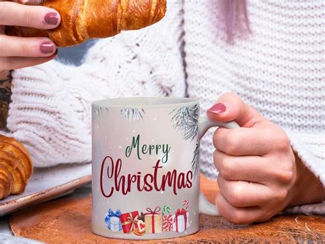 Merry Christmas Ceramic Coffee Mug Perfect for Christmas Vibes ...