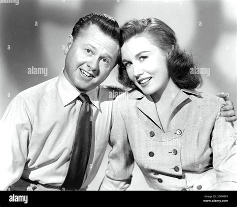 THE ATOMIC KID, from left, Mickey Rooney, Elaine Devry (aka Elaine Davis, aka Elaine Rooney ...