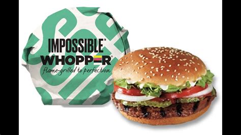 Impossible Whopper Vs Regular Whopper - YouTube