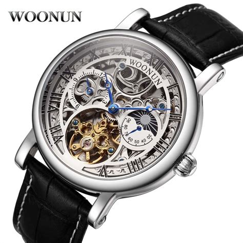 Relogio Masculino WOONUN Automatic Mechanical Tourbillon Watches Men ...