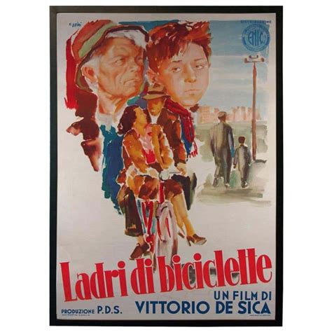 Bicycle Thieves '1948' Poster For Sale at 1stDibs | bicycle thieves poster