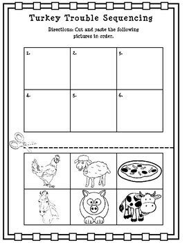 Turkey Trouble Worksheets and Activities by Awe-Inspiring Teaching