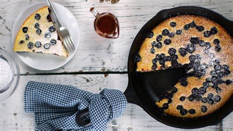 Video: Oven-Baked Blueberry Pancake Video | Martha Stewart