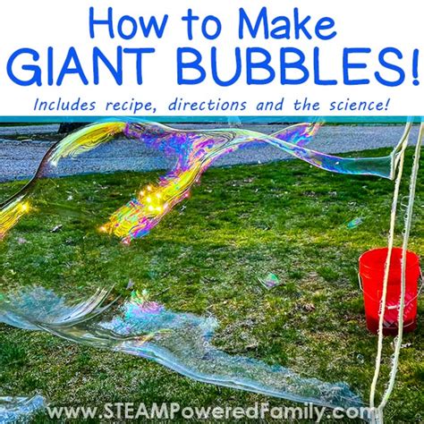 The Best Homemade Giant Bubbles - How to make Bubble Solution