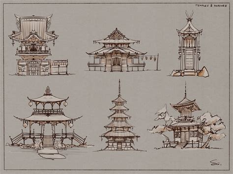 ArtStation - Japanese Architecture