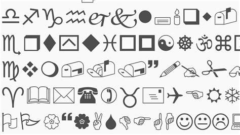 5 Symbol Font Chart Images Wingdings Font Symbols Sym - vrogue.co