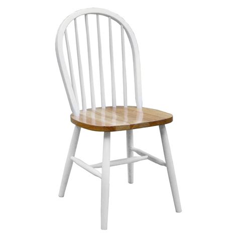 Windsor Chair - White/Natural | At Home