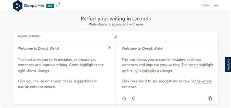 DeepL Write Online